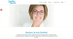 Desktop Screenshot of cynthialavoie.com
